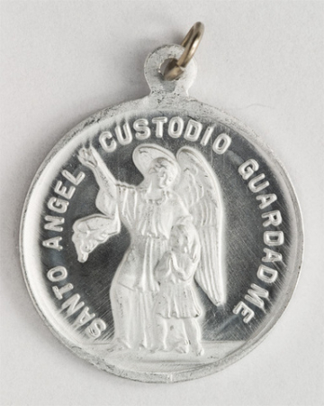 Geweihte Hl. Erzengel Raphael -  Medaille Alu - 23 mm